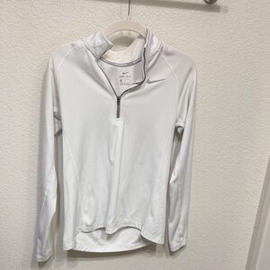 Nike White Dri-FIT Performance Top